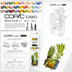 Zestaw markerów dwustronnych Copic Ciao Layer & Mix - Botanic Palette