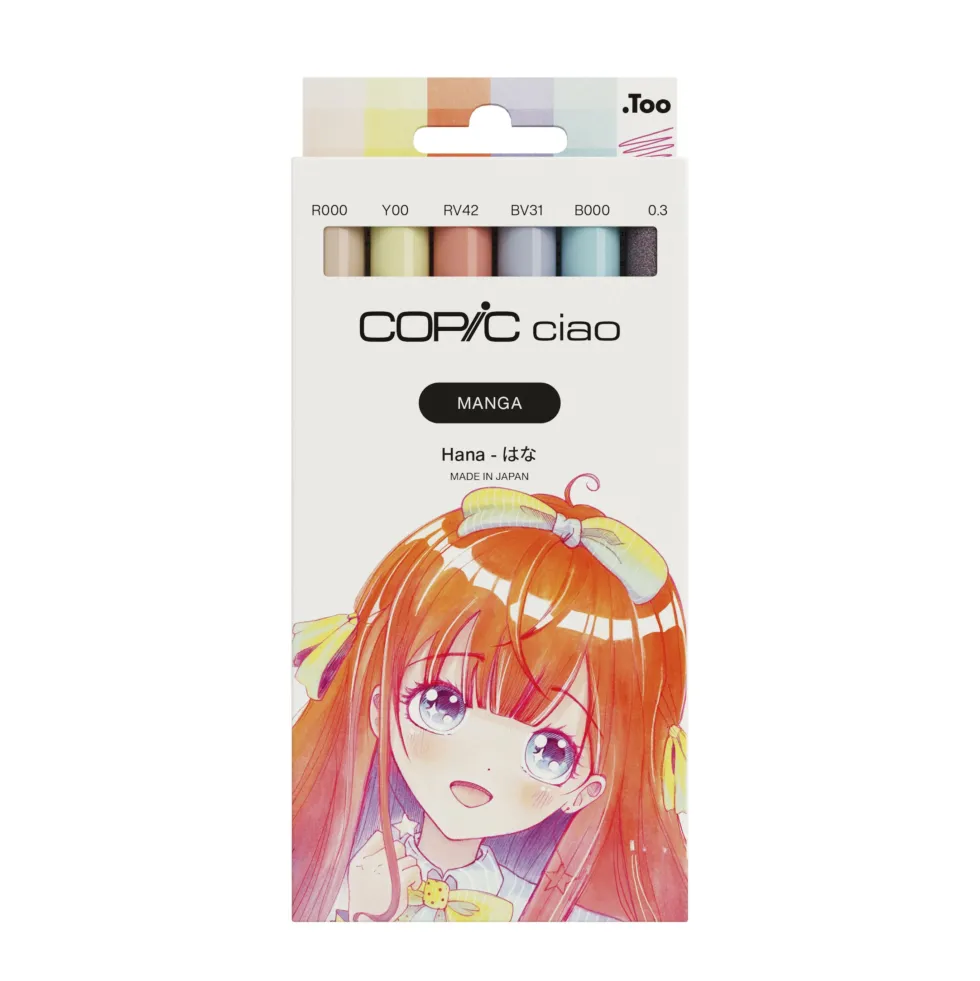 Zestaw markerów dwustronnych Copic Ciao - Manga Hana