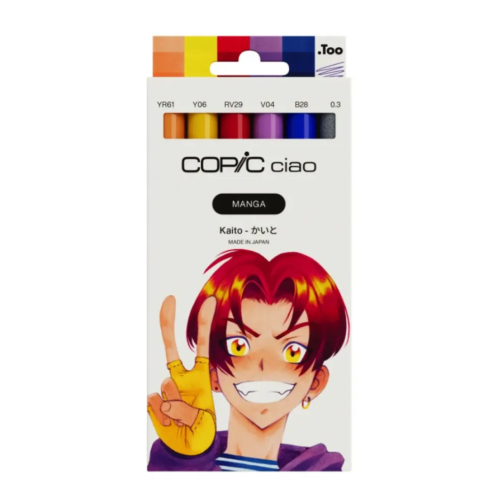 Zestaw markerów dwustronnych Copic Ciao - Manga Kaito