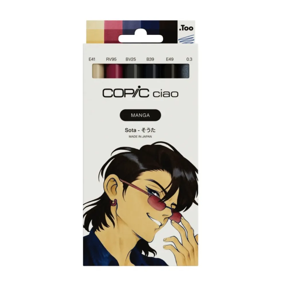 Zestaw markerów dwustronnych Copic Ciao - Manga Sota