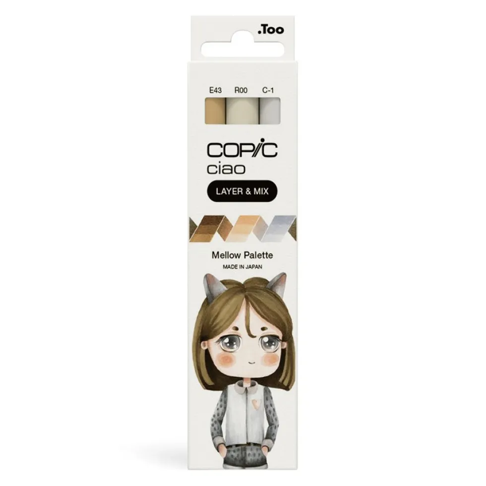 Zestaw markerów dwustronnych Copic Ciao - Mellow 3 szt.