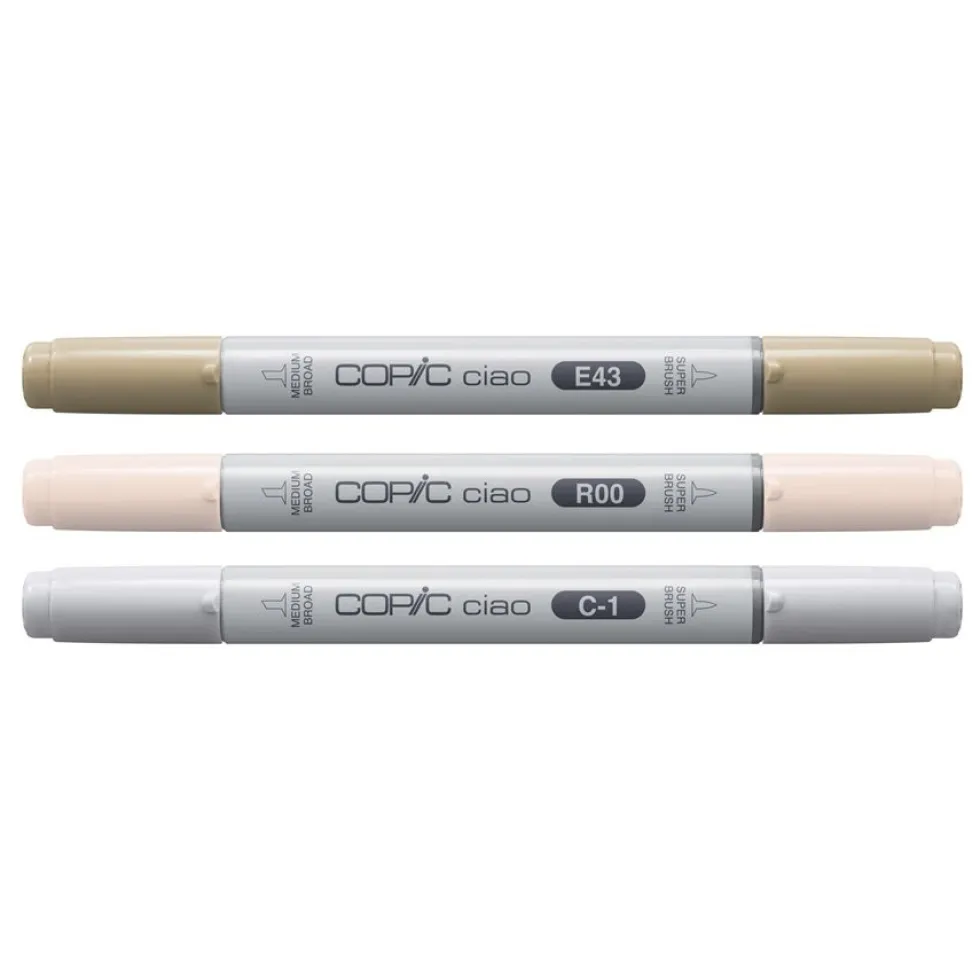 Zestaw markerów dwustronnych Copic Ciao - Mellow 3 szt.