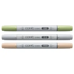 Zestaw markerów dwustronnych Copic Ciao - Natural 3 szt.