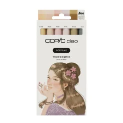 Zestaw markerów dwustronnych Copic Ciao - Portrait Pastel Elegance