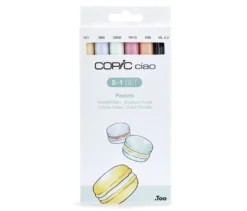 Zestaw markerów dwustronnych Copic Ciao z cienkopisem - Pastels 6 szt.