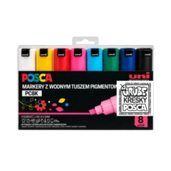 Zestaw markerów Posca PC-8K - Uni - 8 kolorów