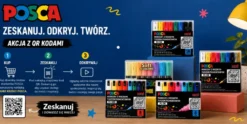 Zestaw markerów Posca PC-5M - Uni - 8 kolorów