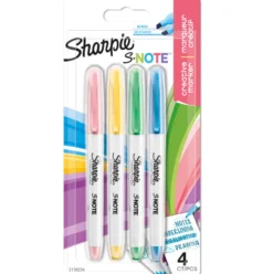 Zestaw markerów S-Note - Sharpie - pastelowe, 4 kolory