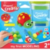 Zestaw masy plastycznej Creativ dla maluchów - Maped - 4 kolory x 120 g