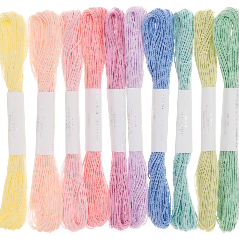 Zestaw mulin Multicolor Ice Cream - Rico Design - 8 m x 10 szt.