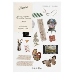 Zestaw naklejek Moonlight Charms do pamiętnika - Jaśnie Plan