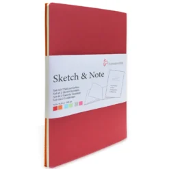 Zestaw notesów A6 - Hahnemühle - Red Bundle 125 g/m2 2 szt.