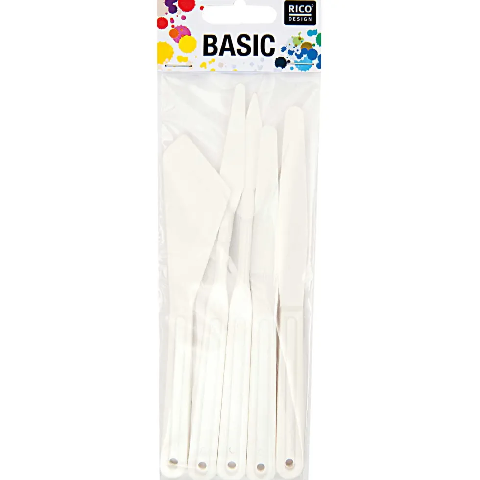 Zestaw noży i szpachelek plastikowych - Rico Design - 6 szt.
