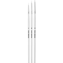 Zestaw okrągłych syntetycznych pędzli Acrilini - Rico Design - 3 szt.