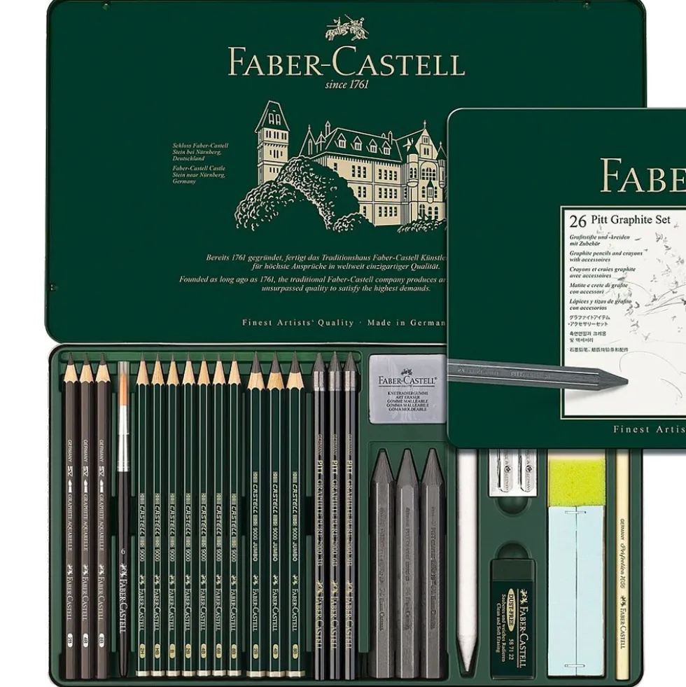 Zestaw ołówków i grafitów - Faber-Castell - 26 szt.
