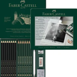Zestaw ołówków Pitt Graphite Matt & Castell 9000 - Faber-Castell - 20 szt.