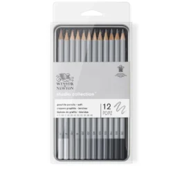 Zestaw ołówków Studio Collection - Winsor & Newton - miękkie, 12 szt.