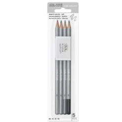 Zestaw ołówków Studio Collection z gumką - Winsor & Newton - miękkie, 5 szt.