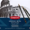 Zestaw ołówków technicznych Graphic w metalowym etui - Derwent - 24 szt.