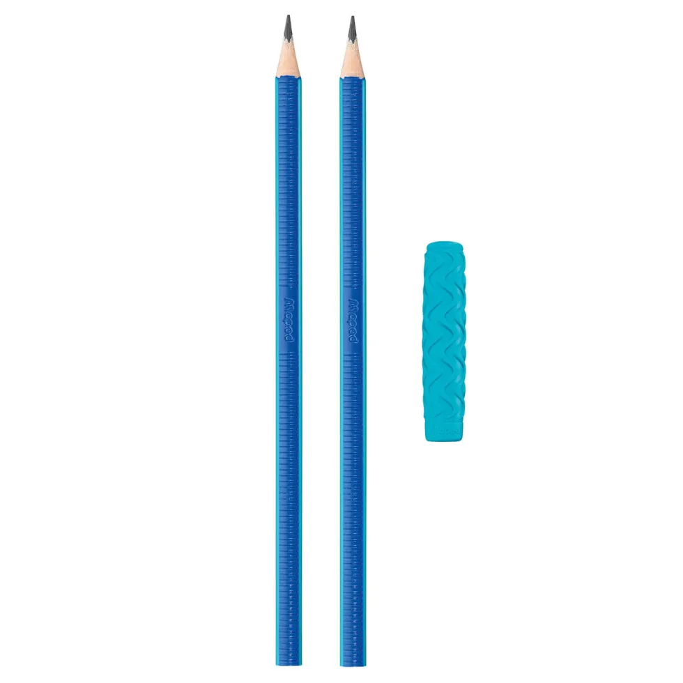Zestaw ołówków z gryzakiem Kidy Learn Concentration - Maped - HB, 2 szt.
