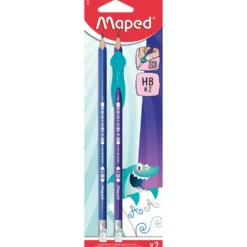Zestaw ołówków z nakładką Kidy Learn - Maped - HB, 2 szt.