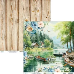 Zestaw papierów do scrapbookingu 30,5 x 30,5 cm - Mintay - By The Lake