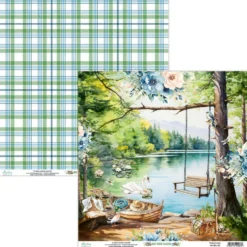 Zestaw papierów do scrapbookingu 30,5 x 30,5 cm - Mintay - By The Lake