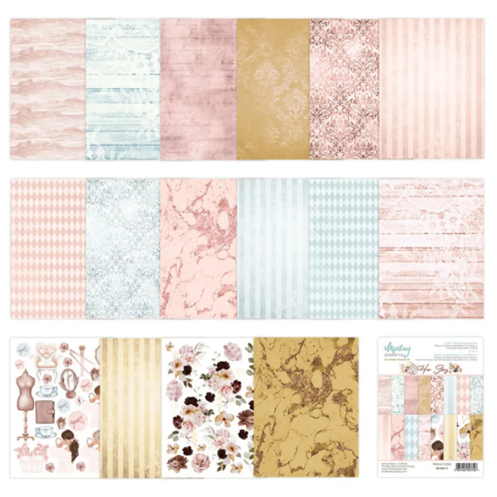 Zestaw papierów do scrapbookingu 15,2 x 20,3 cm - Mintay - Her Story