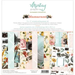 Zestaw papierów do scrapbookingu 30,5 x 30,5 cm - Mintay - Mamarazzi