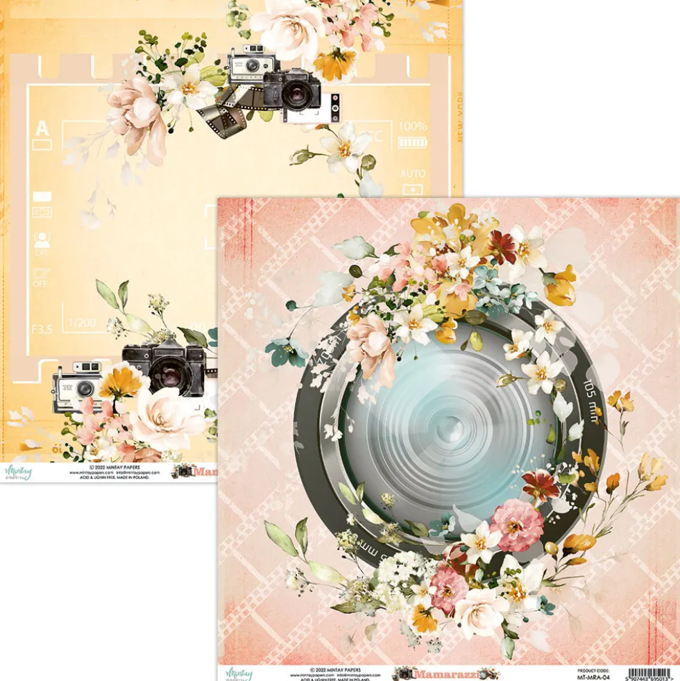 Zestaw papierów do scrapbookingu 30,5 x 30,5 cm - Mintay - Mamarazzi