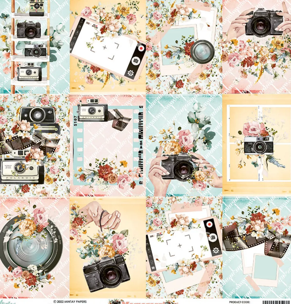 Zestaw papierów do scrapbookingu 30,5 x 30,5 cm - Mintay - Mamarazzi