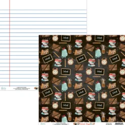 Zestaw papierów do scrapbookingu 15,2 x 15,2 cm - Mintay - School Days
