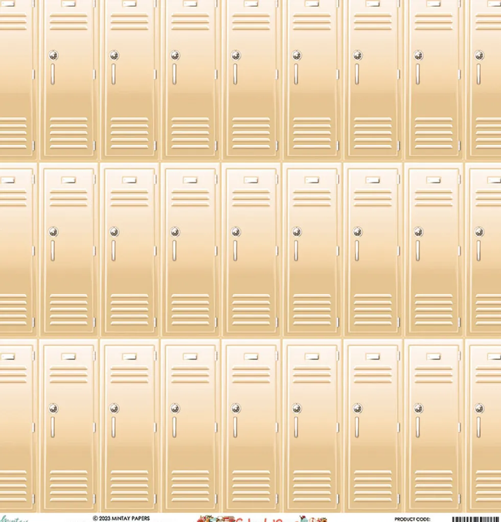 Zestaw papierów do scrapbookingu 15,2 x 15,2 cm - Mintay - School Days