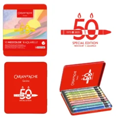 Zestaw pasteli akwarelowych Neocolor II Pastel - Caran d'Ache - 10 szt.