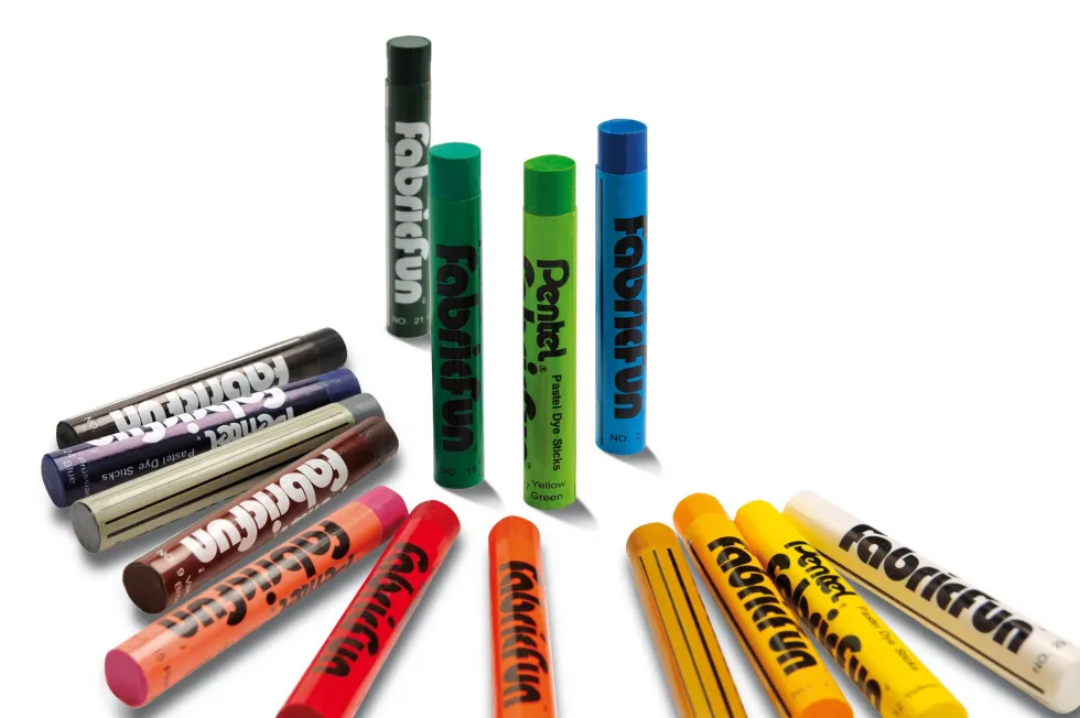 Zestaw pasteli do ozdabiania tkanin - Pentel - 15 kolorów