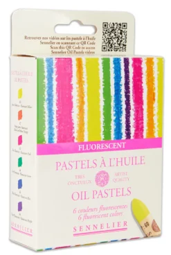 Zestaw pasteli olejnych Artist' Fluorescent - Sennelier - 6 szt.
