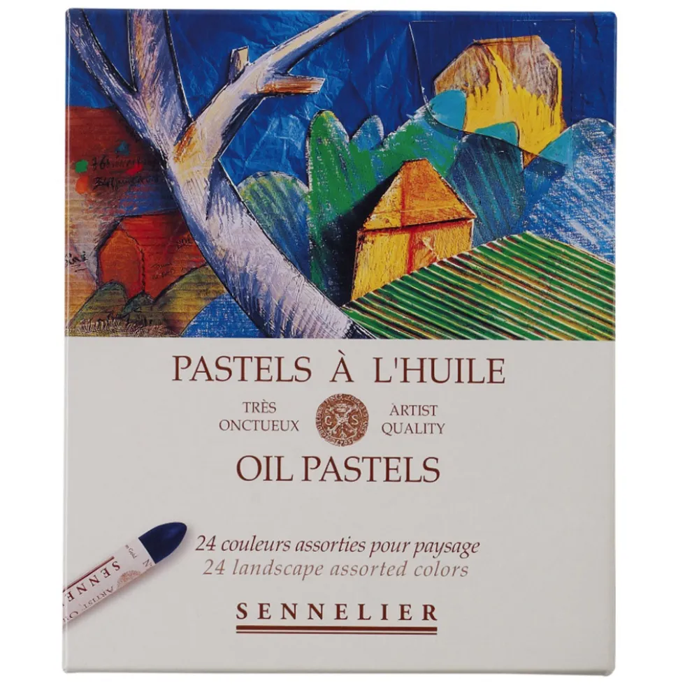 Zestaw pasteli olejnych Artist' Landscape - Sennelier - 24 szt.