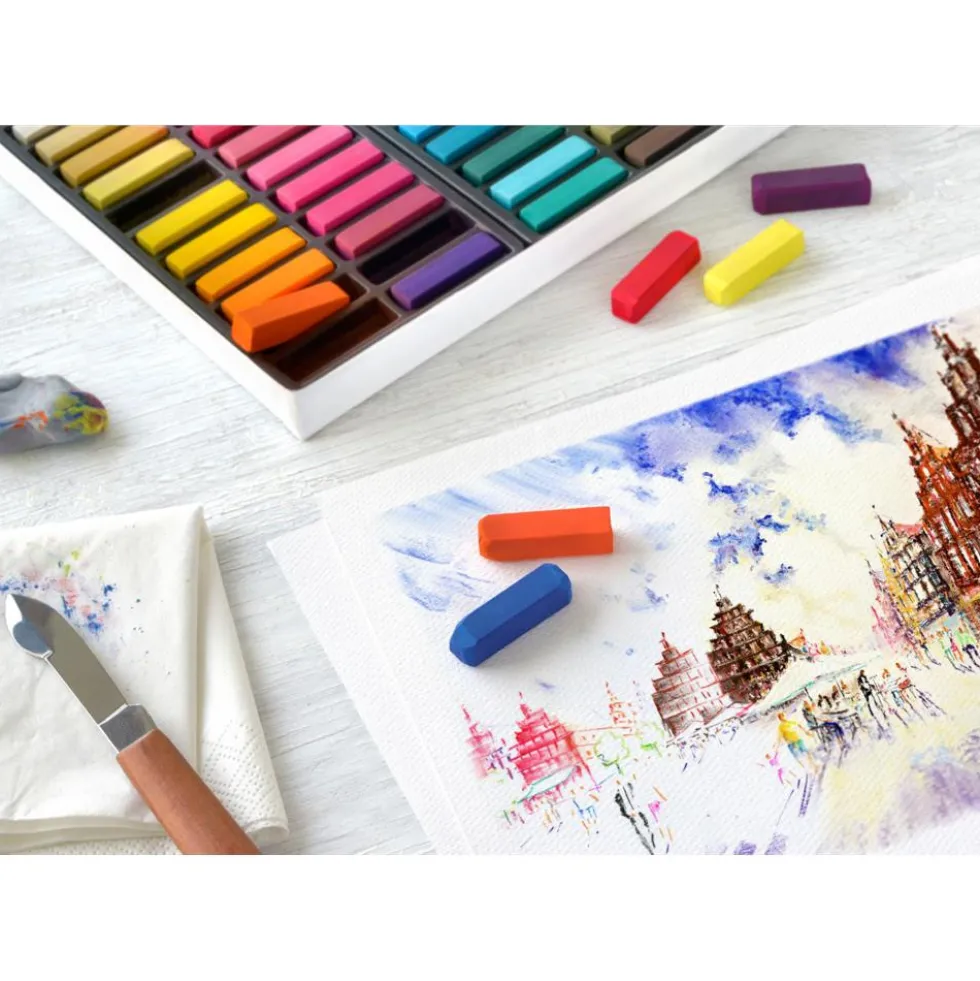 Zestaw pasteli suchych Mini Creative Studio - Faber-Castell - 24 kolory