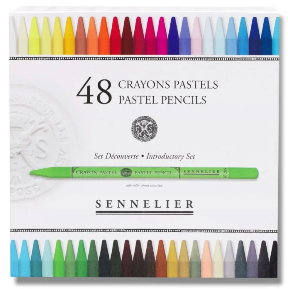 Zestaw pasteli suchych Pastel Pencil Introductory - Sennelier - 48 szt.