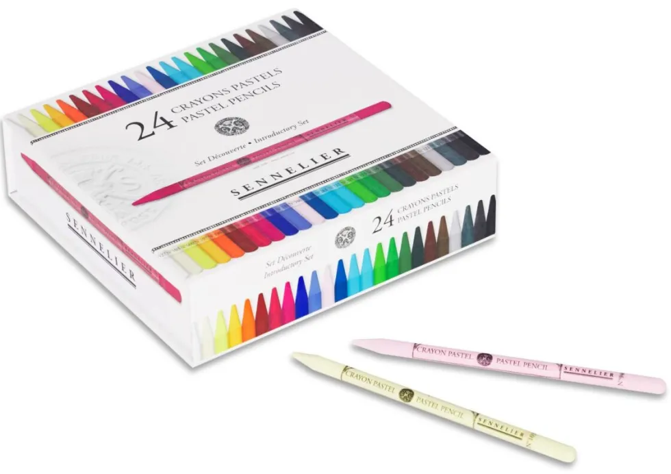 Zestaw pasteli suchych Pastel Pencil Introductory - Sennelier - 24 szt.