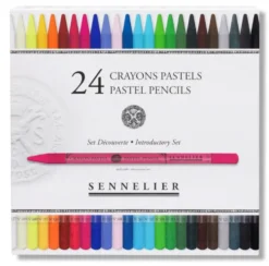 Zestaw pasteli suchych Pastel Pencil Introductory - Sennelier - 24 szt.