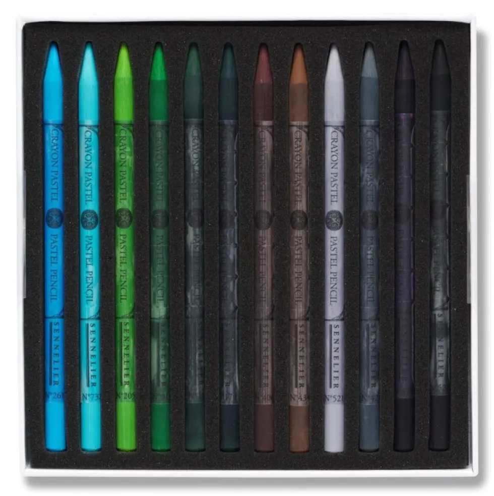 Zestaw pasteli suchych Pastel Pencil Introductory - Sennelier - 24 szt.