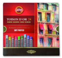 Zestaw pasteli suchych Toison D'or - Koh-I-Noor - 24 kolory