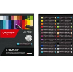 Zestaw pasteli woskowo-olejnych Neoart 6901 - Caran d'Ache - 24 kolory