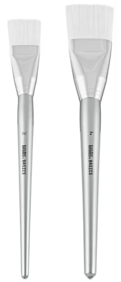 Zestaw pędzli płaskich, syntetycznych Basics - Liquitex - 2 szt.