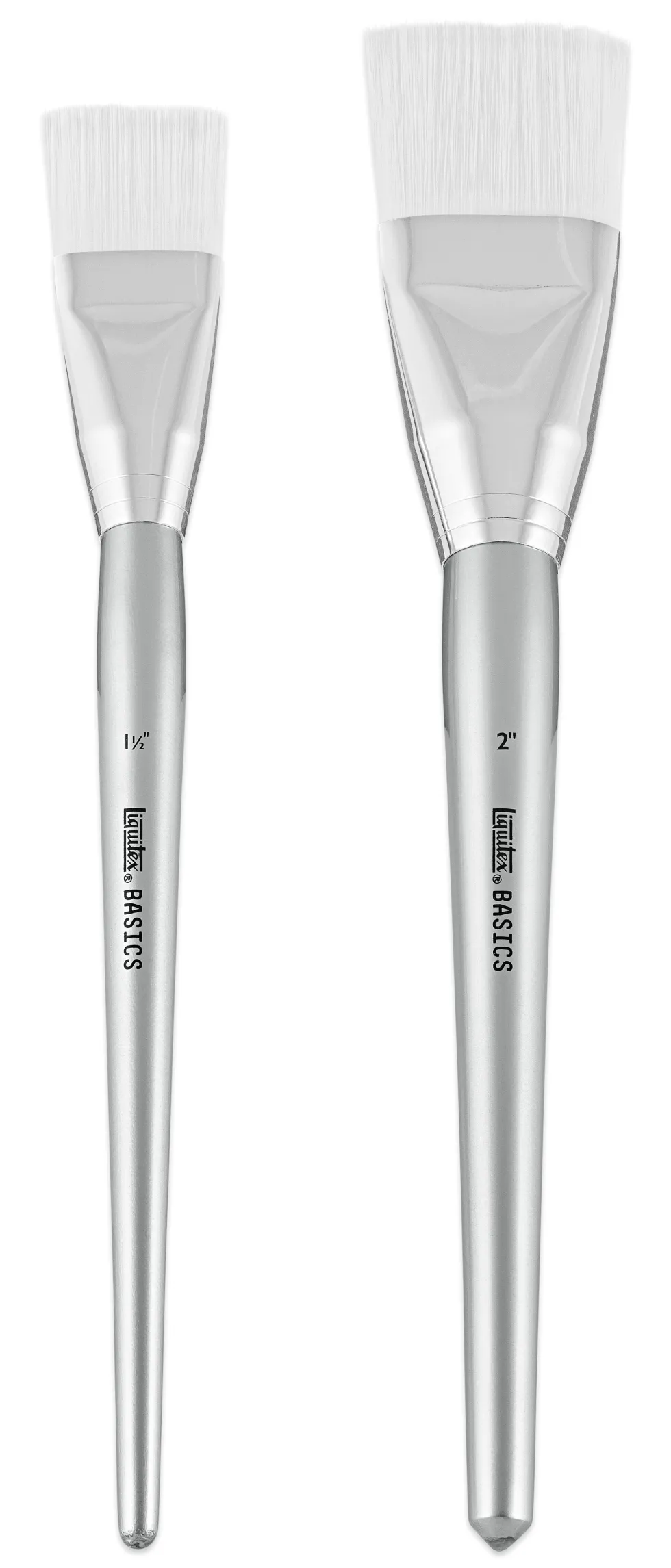Zestaw pędzli płaskich, syntetycznych Basics - Liquitex - 2 szt.