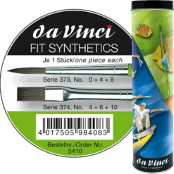 Zestaw pędzli syntetycznych Fit Synthetics - Da Vinci - 6 szt.