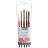 Zestaw pędzli syntetycznych Watercolor Floral - Princeton - 6 szt.