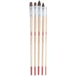 Zestaw pędzli z włosia bydlęcego - Talens Art Creation - 5 szt.