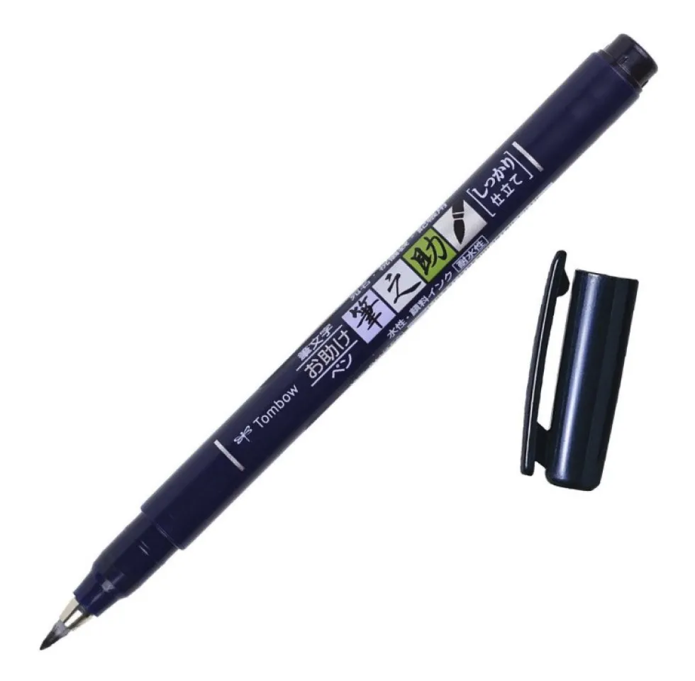 Zestaw pisaków do kaligrafii Fudenosuke Brush Pen, Trilogy - Tombow - 3 szt.